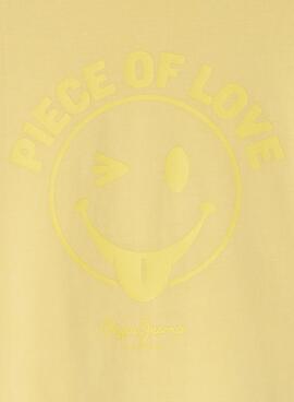 Maillot Pepe Jeans Colette jaune pour fille