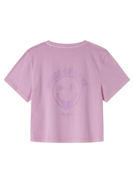 T-shirt Pepe Jeans Colette rose pour fille