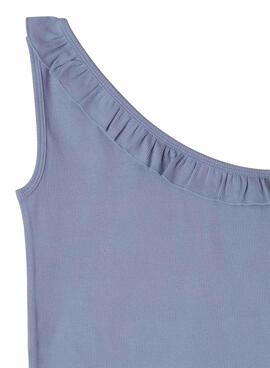 T-shirt Pepe Jeans Mirella bleu pour fille