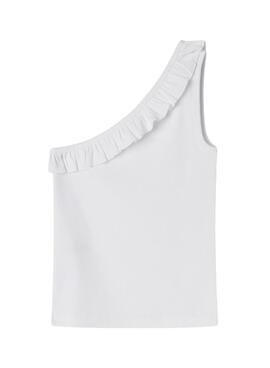 T-shirt Pepe Jeans Mirella blanc pour fille