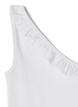 T-shirt Pepe Jeans Mirella blanc pour fille