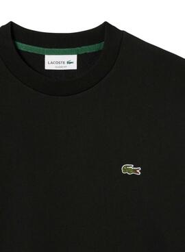 Sweatshirt Lacoste noir avec logo pour homme