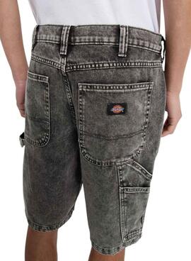 Jean Bermuda Dickies Garyville en gris para hombre.