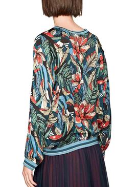 Chemisier Pepe Jeans Frances Tropicale Femme 