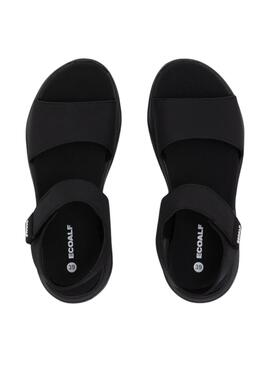 Sandales Ecoalf Carla noir pour femme