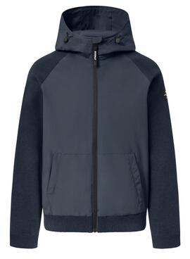 Veste Ecoalf Potus marine pour homme