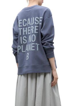 Sweatshirt Ecoalf Storm marine pour femme