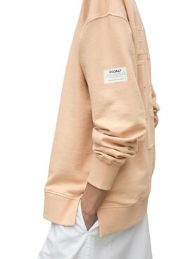 Sweat-shirt Ecoalf Storm orange pour femme