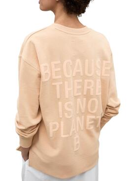 Sweat-shirt Ecoalf Storm orange pour femme