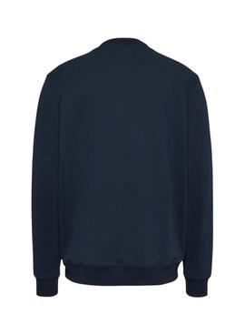 Sweat à capuche Tommy Jeans Graphic bleu marine pour homme