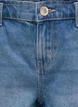 Shorts en denim Only Kogcomet de pierna ancha azules para niña.