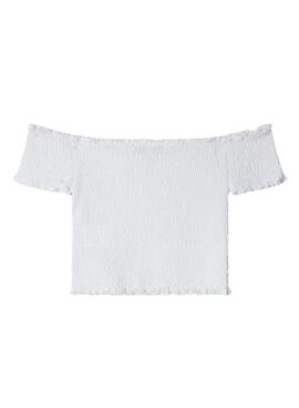 Haut Pepe Jeans Marian blanc pour fille