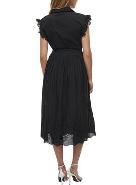 Robe noire Vila Vianglassi pour femme
