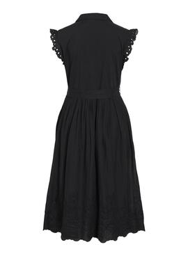 Robe noire Vila Vianglassi pour femme