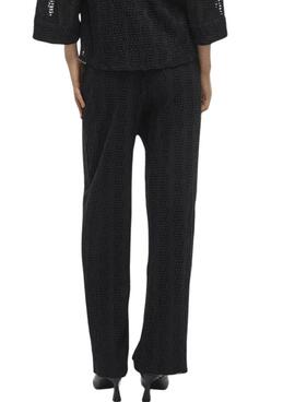 Pantalons Vila Vilumena noir pour femme