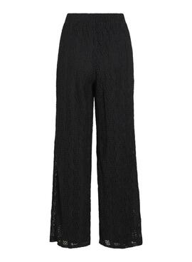 Pantalons Vila Vilumena noir pour femme
