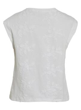 T-shirt blanc Vila Vinayla pour femme