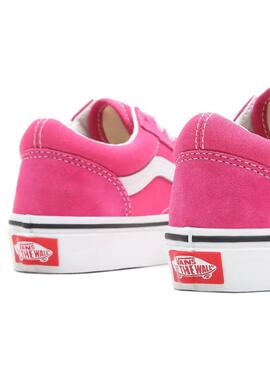 Chaussures Vans Old Skool Rose pour Fille