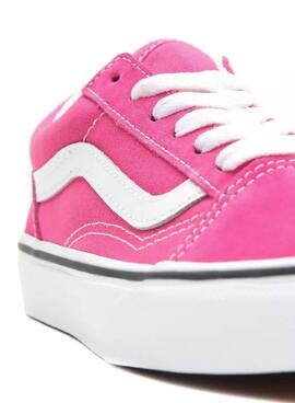 Chaussures Vans Old Skool Rose pour Fille