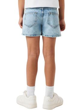  Bermuda en denim régulier Rose pour fille.