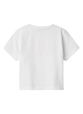 T-shirt Name It Frejane regular blanc pour garçon