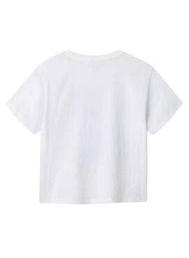 T-shirt Name It Fogl blanc régulier pour fille