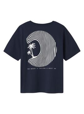 T-shirt Name It Zoko marine regular pour garçon