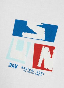 T-shirt Name It Femmin regular blanc pour enfant