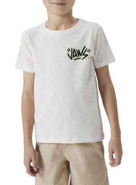  T-shirt Name It Makai Jaws beige régulier pour enfant