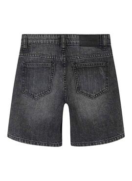 Bermuda Name It Silas Loose denim noir pour enfant