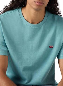 T-shirt basique turquoise Levi's pour homme