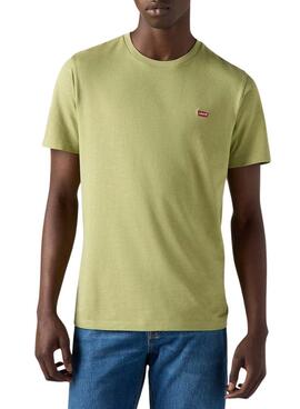 T-shirt Levi's basique vert pour homme