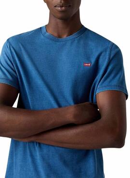 T-shirt Levi's basique bleue pour homme