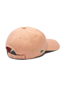 Casquette Lacoste basique orange pour femme et homme