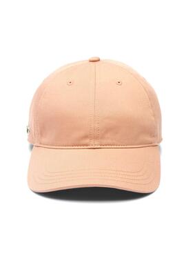 Casquette Lacoste basique orange pour femme et homme