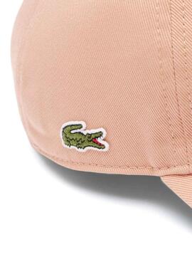 Casquette Lacoste basique orange pour femme et homme