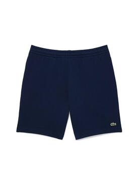 Pantalon corto azul marino de jogging Lacoste para hombre.