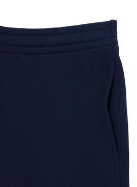 Pantalon corto azul marino de jogging Lacoste para hombre.