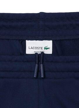 Pantalon corto azul marino de jogging Lacoste para hombre.