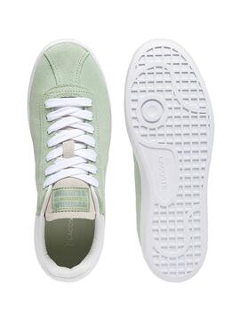 Baskets Lacoste Baseshot vertes pour hommes