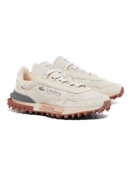 Sneakers Lacoste Elite beige pour femme