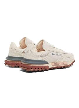 Sneakers Lacoste Elite beige pour femme