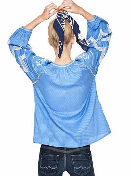 Blouse Pepe Jeans Tatiana Blue Femme