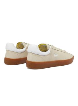  Sneakers Lacoste Baseshot beige pour homme