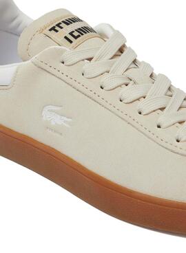  Sneakers Lacoste Baseshot beige pour homme