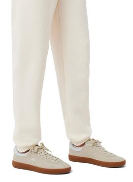  Sneakers Lacoste Baseshot beige pour homme