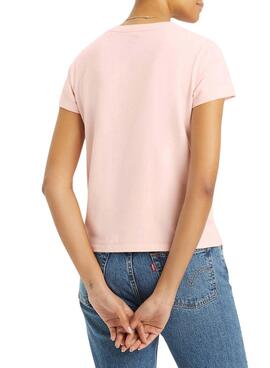 T-shirt Levi's Perfect Tee rose pour femme