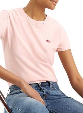 T-shirt Levi's Perfect Tee rose pour femme