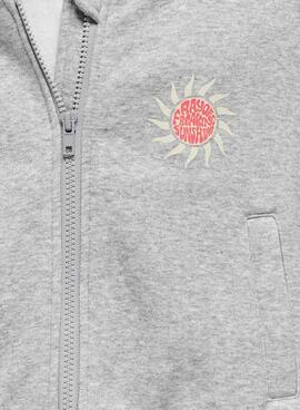 Bomber  Only Kids Koglovely veste  grise pour filles