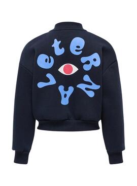 Bomber Only Kids Koglovely bleu marine pour fille